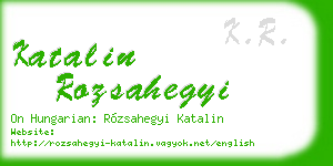 katalin rozsahegyi business card